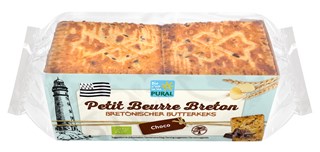 Pural Petit beurre breton aux pépites de chocolat bio 220g - 4268